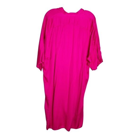 Neu Nomads Kerala Dress Size Small Pink Oversized Casual V-Neck Minimalist - Picture 9 of 10